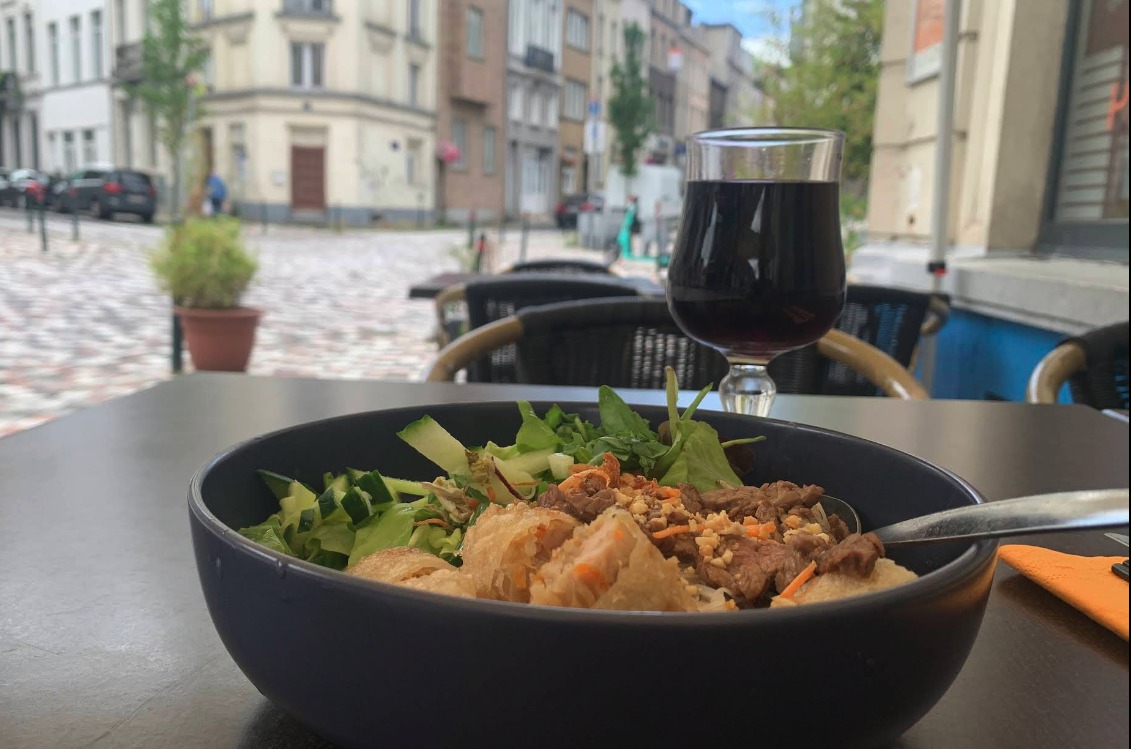 Bo bun en terrasse